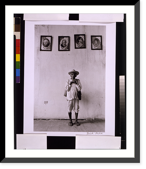 Historic Framed Print, H&eacute;roes de la patria (national heroes), Cuetzalan,  17-7/8" x 21-7/8"