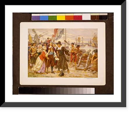 The fall of New Amsterdam.J.L.G. Ferris, Vintage Poster