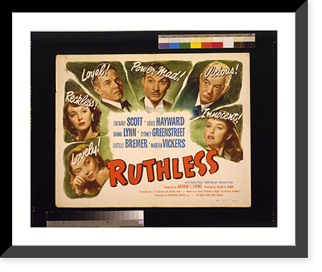 Historic Framed Print, Ruthless,  17-7/8" x 21-7/8"