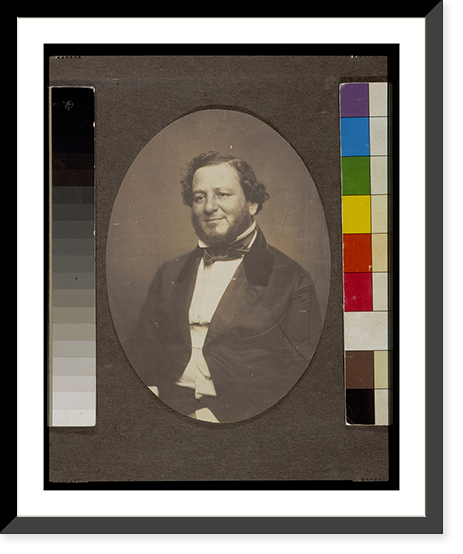 Judah P. Benjamin, Senator from Louisiana, half-length portrait, Antique Poster