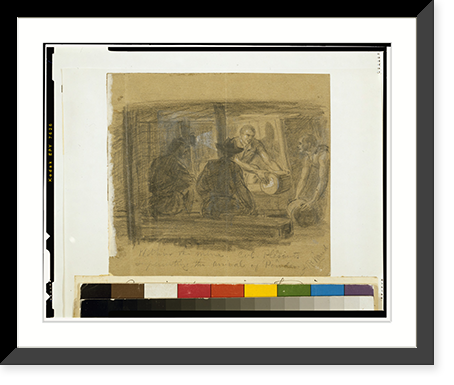 Within the mine. Col. Pleasants superinting sic the arrival of powder - 2 Classic, Historic Print