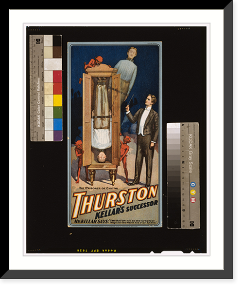 Historic Framed Print, Thurston Kellar's successor. - 2,  17-7/8" x 21-7/8"