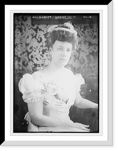 Historic Framed Print, Mrs. W.H. Taft, copyright by Harris & Ewing.Harris & Ewing,  17-7/8" x 21-7/8"