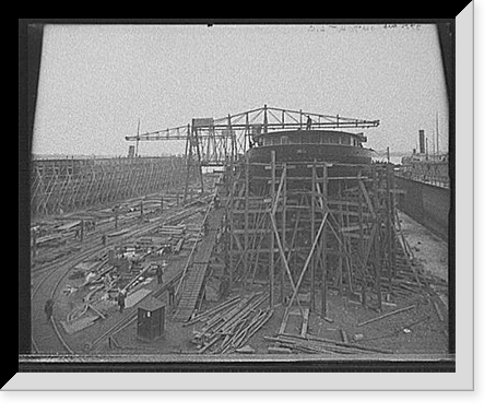 On roof of home for blind - 2, Historic Print