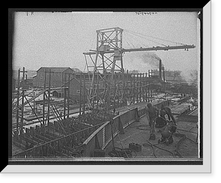 Historic Framed Print, Great Lakes Engineering Works, St. Clair, Mich. - 2,  17-7/8" x 21-7/8"