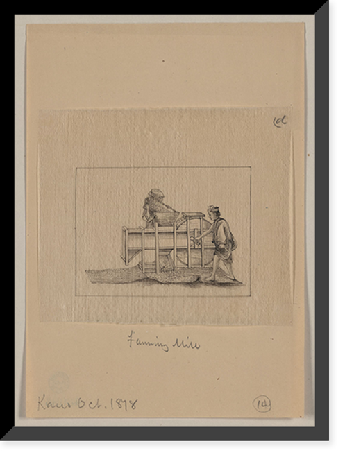 Historic Framed Print, [Japanese drawing] - 85,  17-7/8" x 21-7/8"