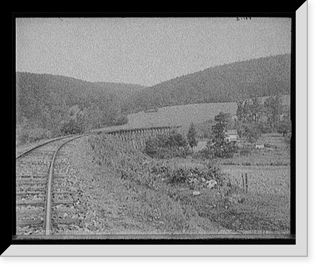 Historic Framed Print, Toms Creek trestle [Frederick County, Md.],  17-7/8" x 21-7/8"