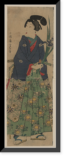 Historic Framed Print, [Japanese Ukiyo-e print] - 46,  17-7/8" x 21-7/8"