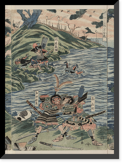 Japanese Ukiyo-e print - 105, Vintage Poster