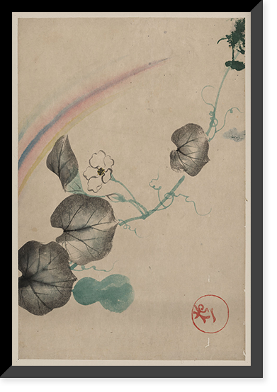 Historic Framed Print, [Japanese Ukiyo-e drawing] - 33,  17-7/8" x 21-7/8"