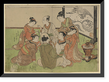 Historic Framed Print, [Japanese Ukiyo-e print] - 475,  17-7/8" x 21-7/8"