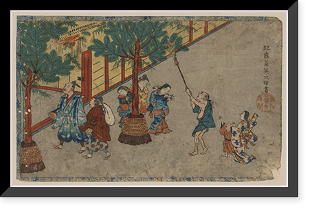 Japanese Ukiyo-e print - 506, Antique Wall Art