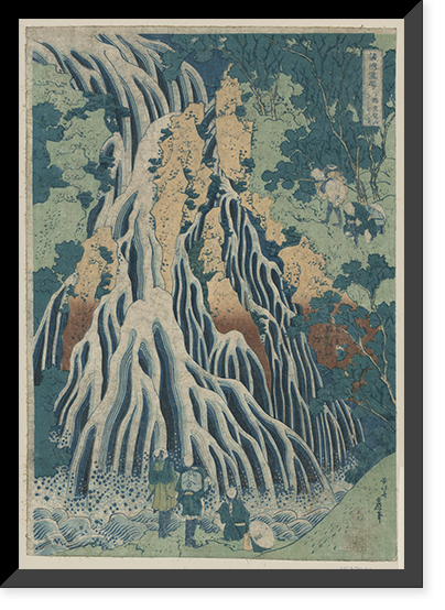 Historic Framed Print, [Japanese Ukiyo-e print] - 1084,  17-7/8" x 21-7/8"