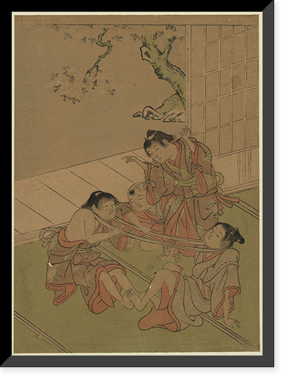 Historic Framed Print, [Japanese Ukiyo-e print] - 1109,  17-7/8" x 21-7/8"