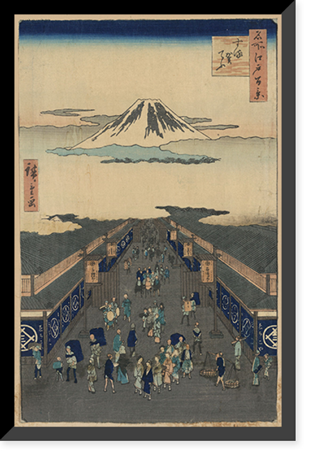 Historic Framed Print, [Japanese Ukiyo-e print] - 1188,  17-7/8" x 21-7/8"