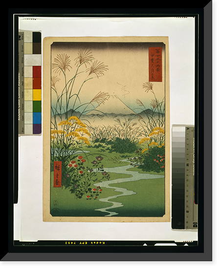 Historic Framed Print, [Japanese Ukiyo-e print] - 1474,  17-7/8" x 21-7/8"