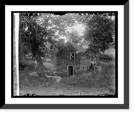 Historic Framed Print, Spring House, Rock Creek Park,  17-7/8" x 21-7/8"
