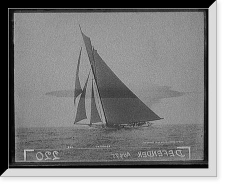 Historic Framed Print, Defender - 14,  17-7/8" x 21-7/8"