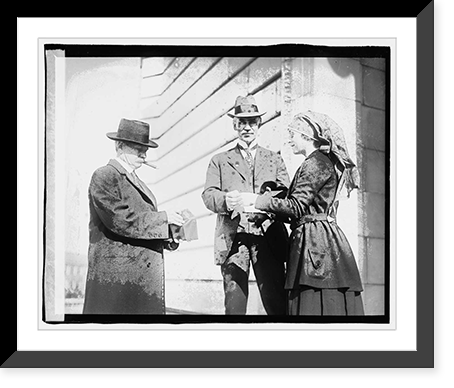 Historic Framed Print, Sylvia Lyons, Smoot, Marshall, Nov. 4/19,  17-7/8" x 21-7/8"