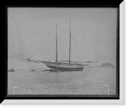 Historic Framed Print, Loyal ashore off Indian Harbour,  17-7/8" x 21-7/8"