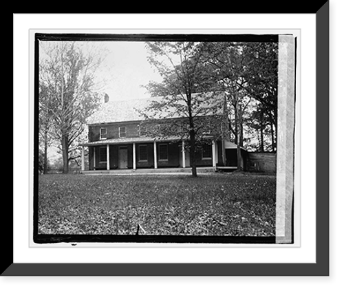 Historic Framed Print, Old Quaker meeting house, Sandy Springs,  17-7/8" x 21-7/8"