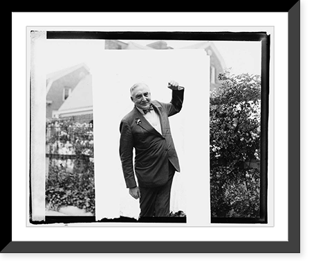 Historic Framed Print, Warren G. Harding - 20,  17-7/8" x 21-7/8"