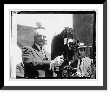 Warren G. Harding, movie operator, Vintage Wall Art