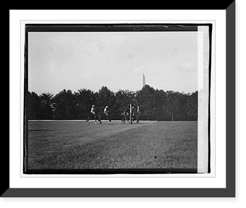 Historic Framed Print, Polo, 1920,  17-7/8" x 21-7/8"