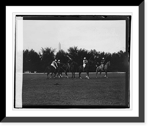 Historic Framed Print, Polo, 1920 - 2,  17-7/8" x 21-7/8"