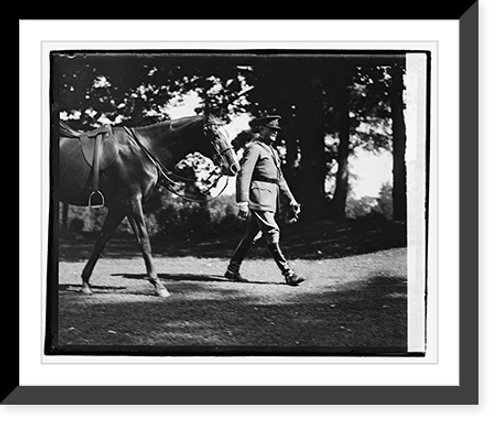 Historic Framed Print, General Pershing - 3,  17-7/8" x 21-7/8"