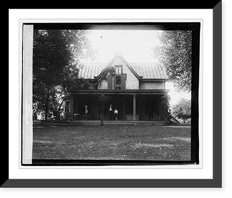 Herald Havre de Grace Tour, John Wilkes Booth House, Bel Air, Historic Print