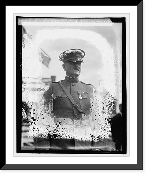 Historic Framed Print, General Pershing - 6,  17-7/8" x 21-7/8"