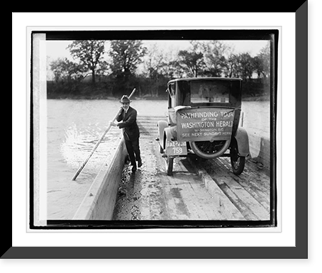 Historic Framed Print, Herald tour, Balls Bluff [...] - 9,  17-7/8" x 21-7/8"