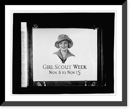Girl Scout (slide), Antique Poster