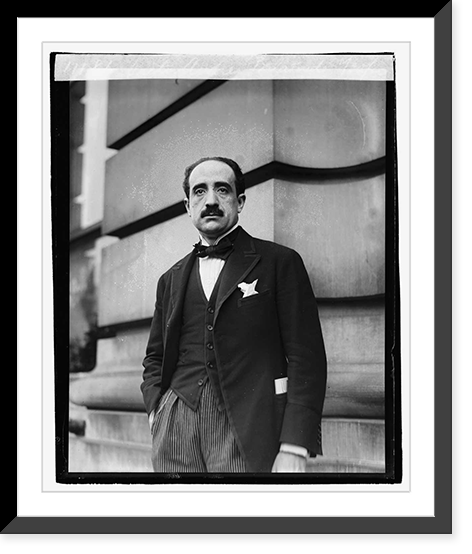 Historic Framed Print, Victor Andres Belaunde, 12/30/20,  17-7/8" x 21-7/8"