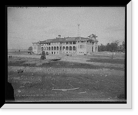 Historic Framed Print, New casino, Belle Isle Park, Detroit, Mich. - 2,  17-7/8" x 21-7/8"