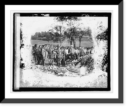 Funeral of Commander Maxfield, 9/23/21, Vintage Print