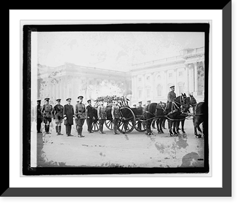 Historic Framed Print, Burial of an unknown soldier - 2,  17-7/8" x 21-7/8"