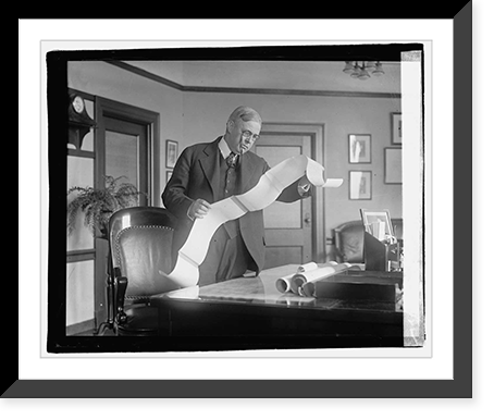 Historic Framed Print, Col. Chas. R. Forbes, 3/24/22,  17-7/8" x 21-7/8"