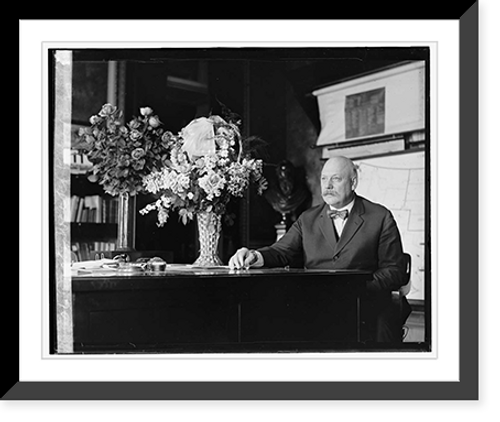 Historic Framed Print, Secty. Weeks, 4/11/22,  17-7/8" x 21-7/8"