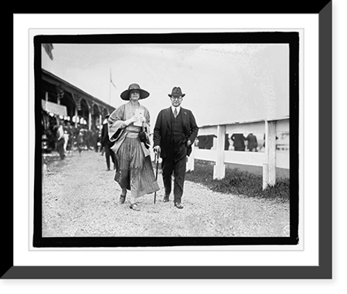 Historic Framed Print, Eugene Myers & Mrs M., 5/13/22,  17-7/8" x 21-7/8"
