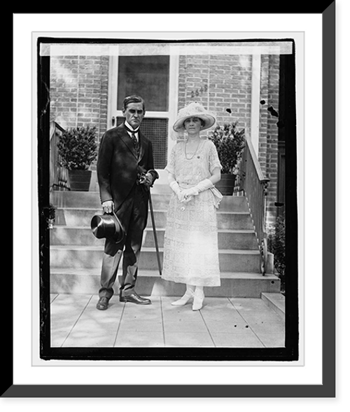 Historic Framed Print, Geo. B. & Mrs. Christian - 2,  17-7/8" x 21-7/8"
