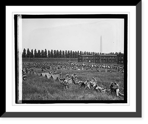 Historic Framed Print, Marines [...] to Gettysburg, 6/20/22,  17-7/8" x 21-7/8"