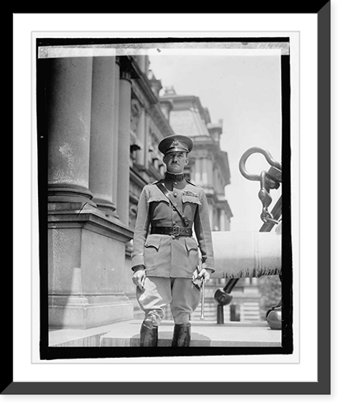 Historic Framed Print, Col. John Quekemeyer, 6/13/22,  17-7/8" x 21-7/8"