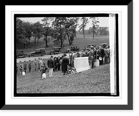 Lt. Sam'l J. Harris monument, 7/20/22, Vintage Print
