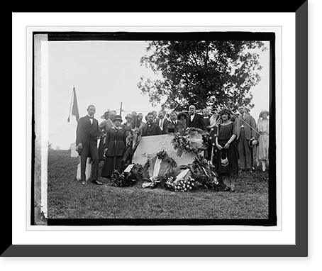 Lt. Sam'l J. Harris monument, 7/20/22 - 2, Historic Print