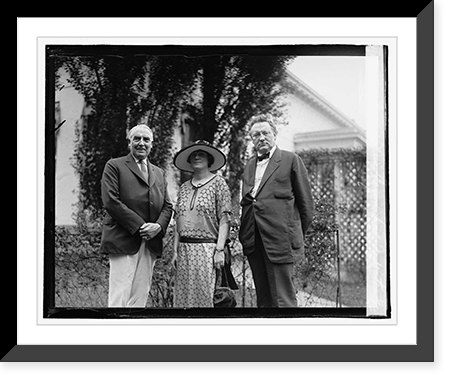 Harding, Miss Carmichael, Sen. Watson, 8/5/22 Classic, Antique Poster