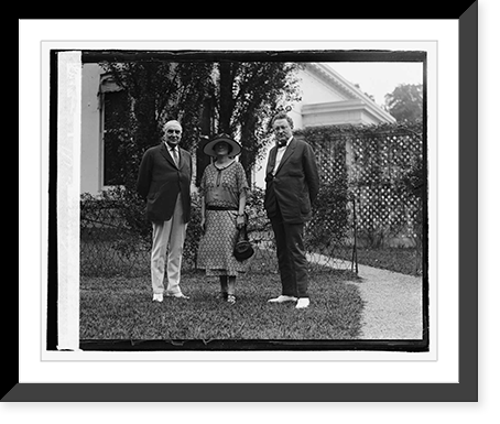 Harding, Miss Carmichael, Sen. Watson, 8/5/22, Antique Wall Art