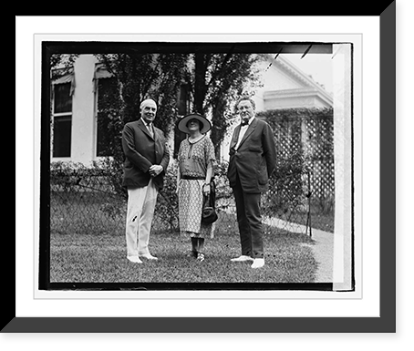 Harding, Miss Carmichael, Sen. Watson, 8/5/22 - 2, Vintage Poster