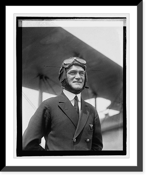 Historic Framed Print, Lt. Com. M.A. Mitscher, 8/25/22,  17-7/8" x 21-7/8"